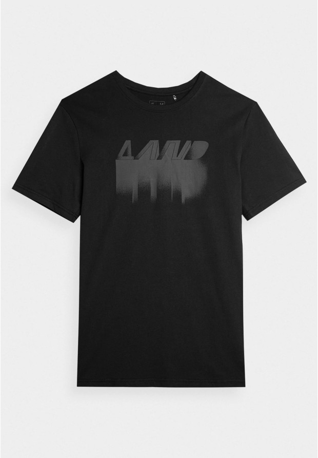 Koszulka Męska 4F T-shirt Czarny Logo