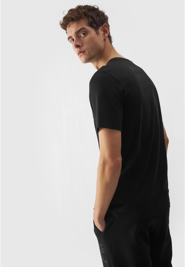 Koszulka Męska 4F T-shirt Czarny Logo
