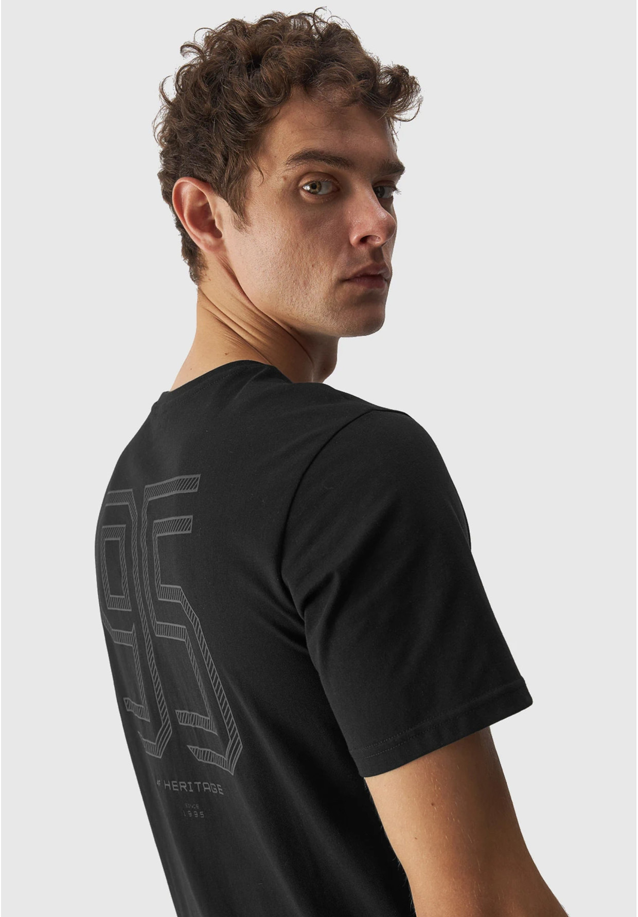 Koszulka Męska 4F T-shirt Czarny Logo