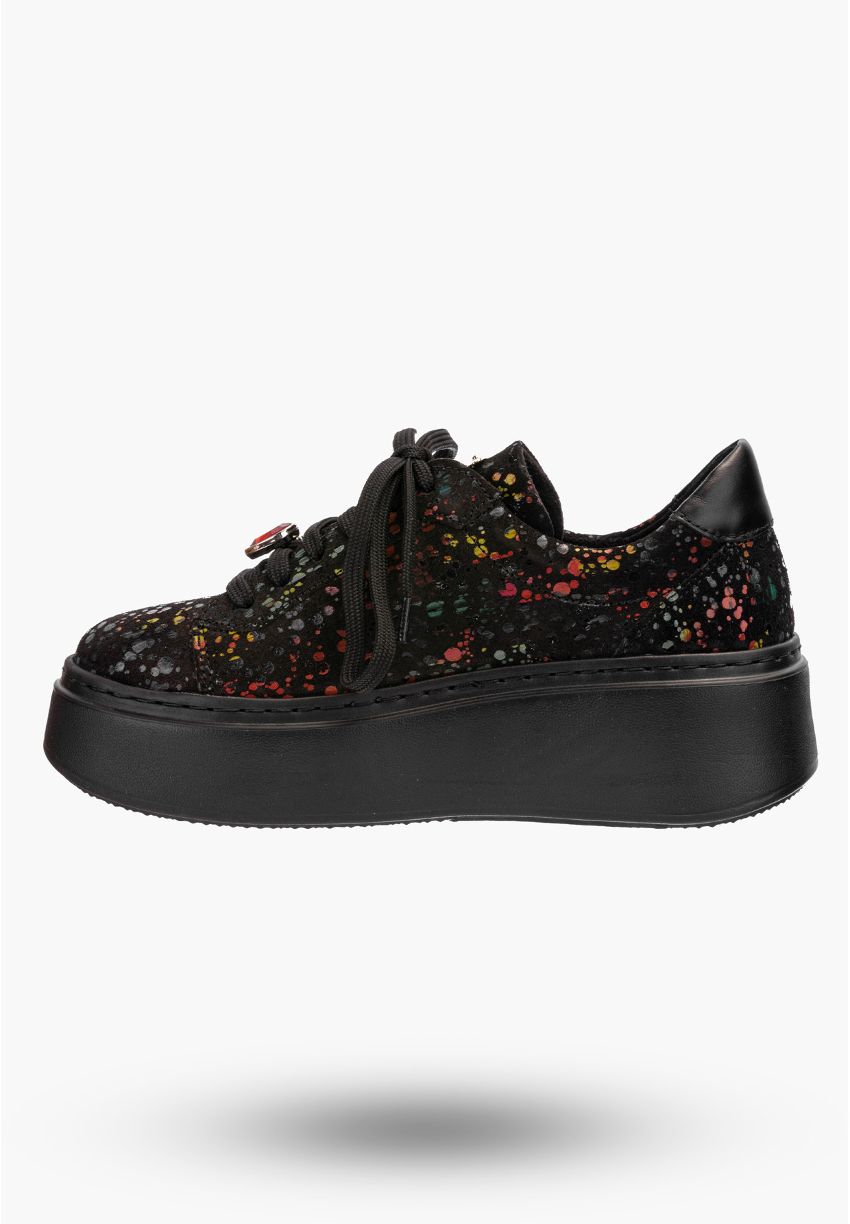 Półbuty Damskie Maciejka Sneakersy Czarne