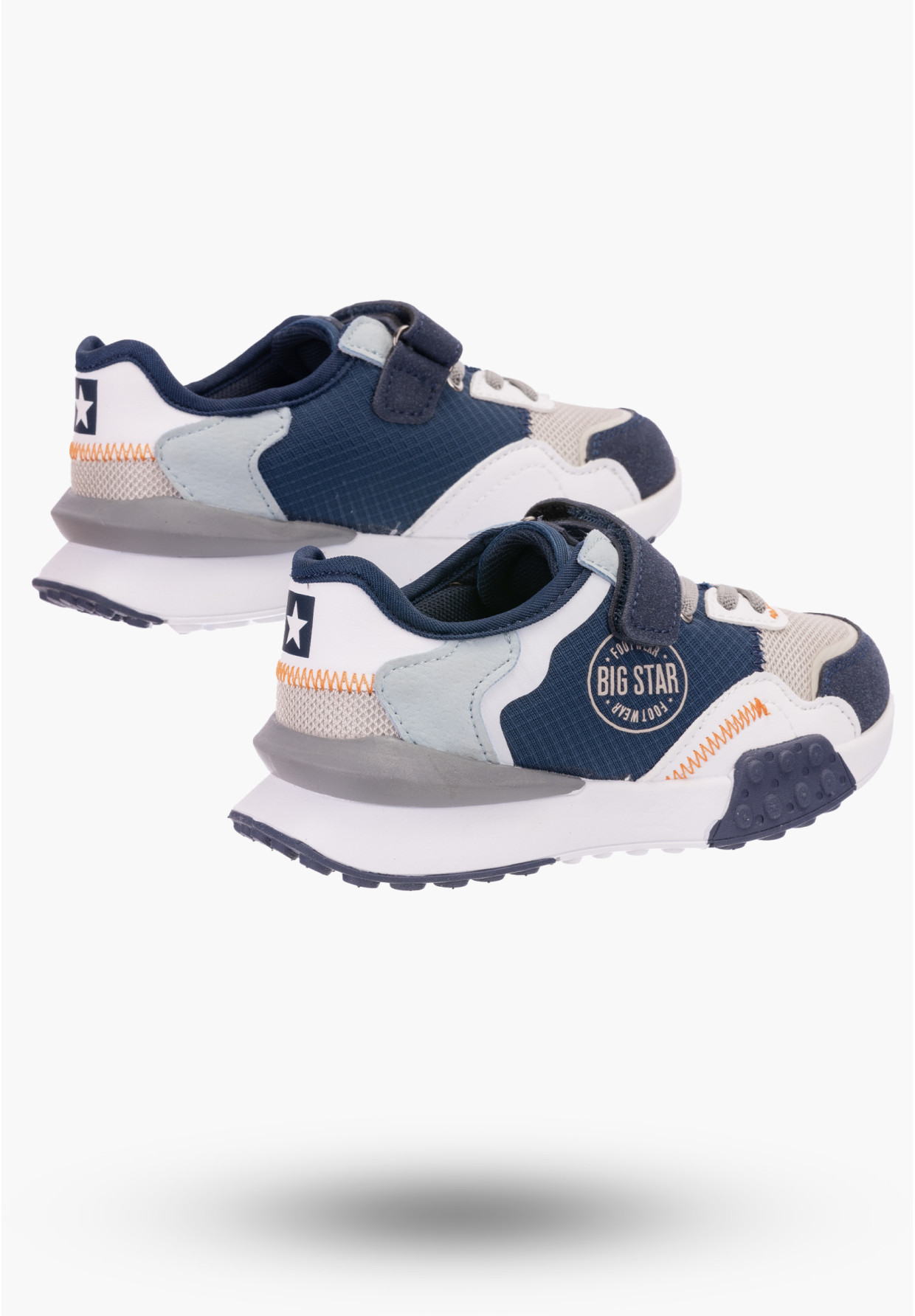 Buty Chłopięce Big Star Sneakersy na rzepy LL374225