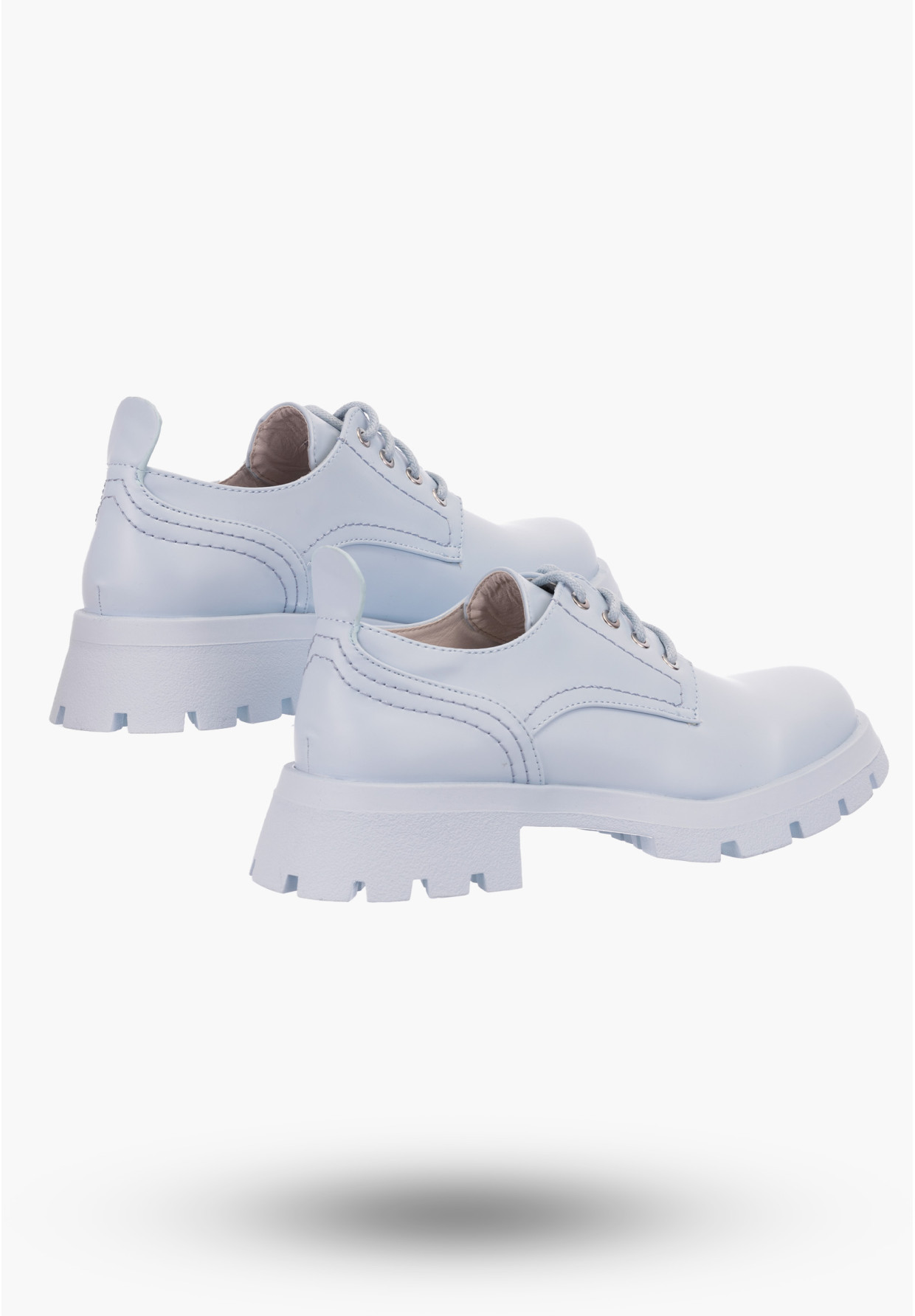 Buty Damskie Niebieskie Jeans Półbuty