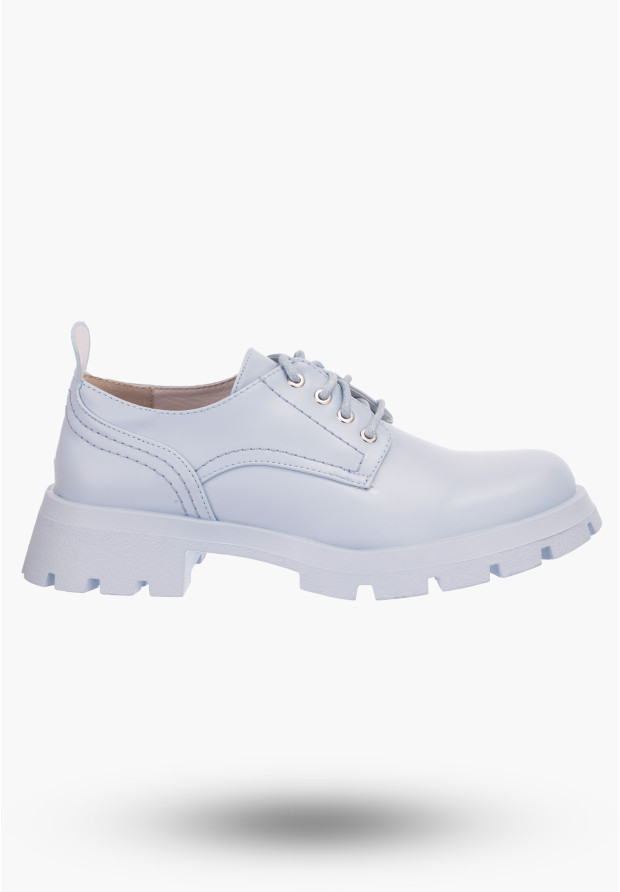 Buty Damskie Niebieskie Jeans Półbuty