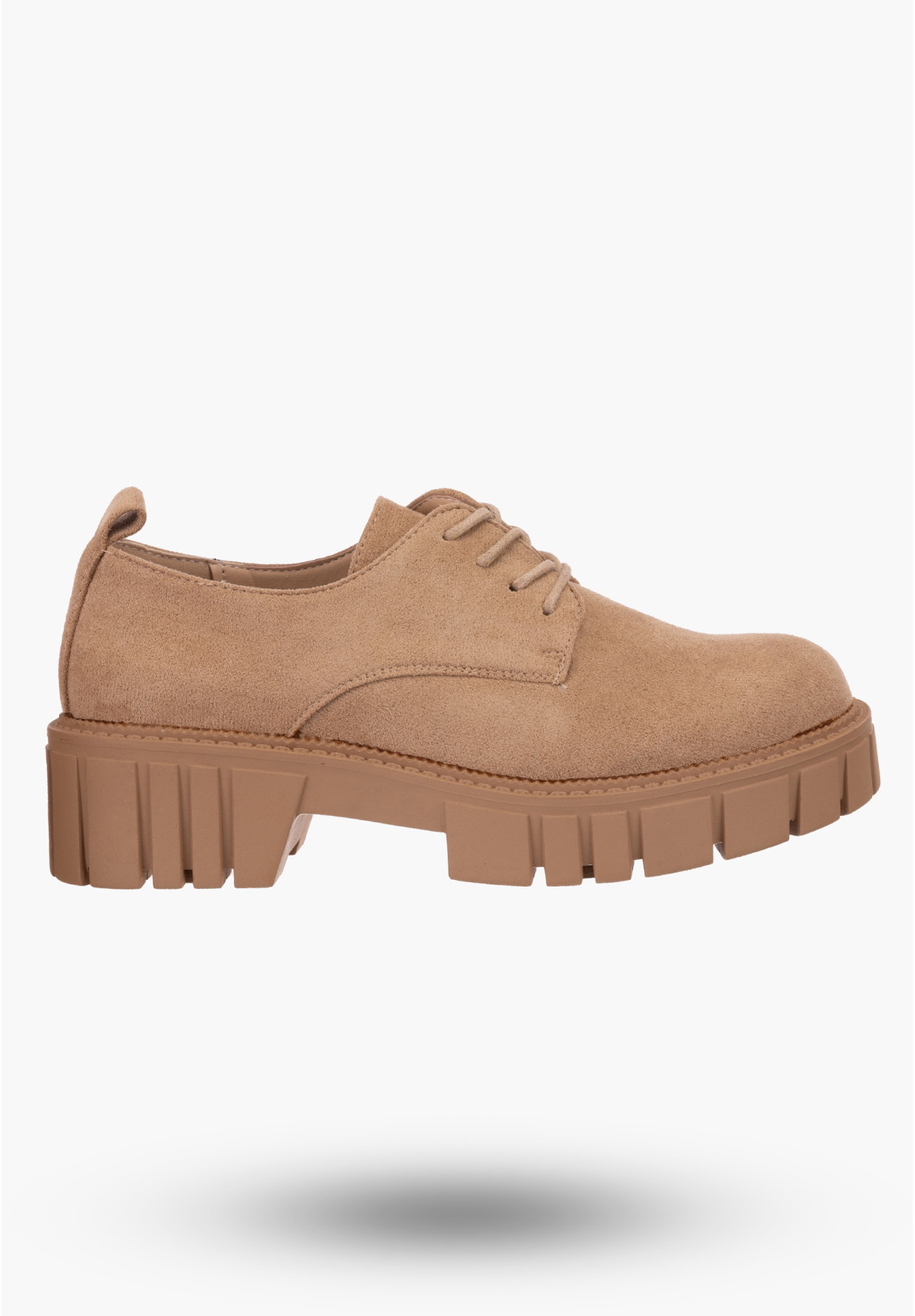 Buty Damskie Khaki Półbuty