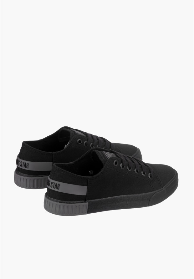 Trampki Damskie BIG STAR Czarne Tenisówki LL274038