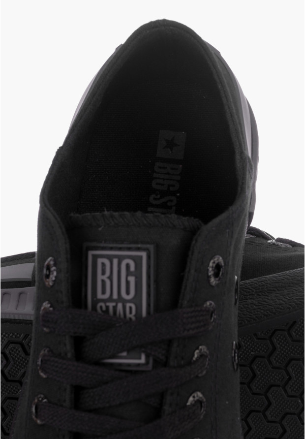 Trampki Damskie BIG STAR Czarne Tenisówki LL274038