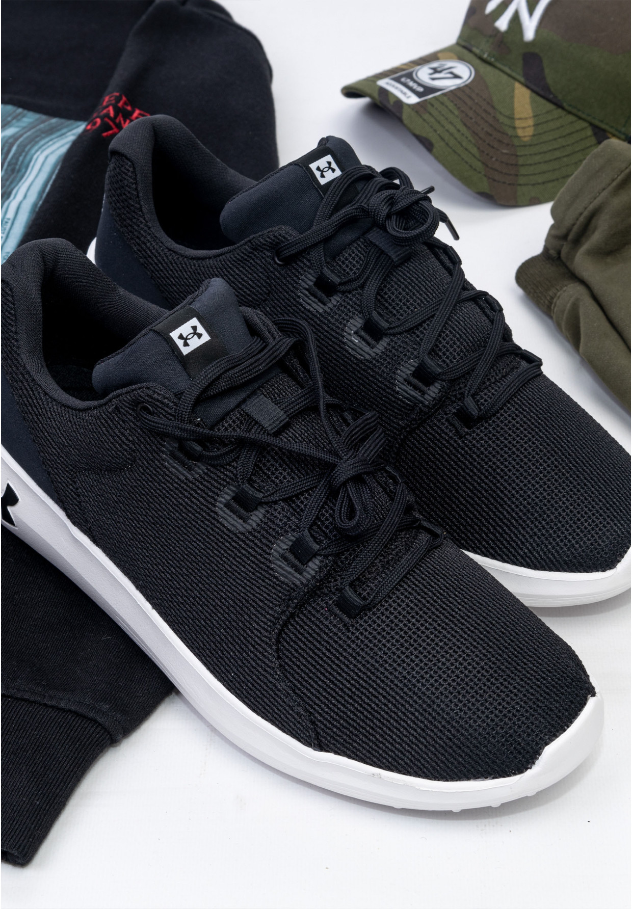 Buty Sportowe Męskie Czarne Under Armour UA RIPPLE 2.0