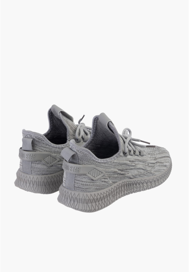 Sneakersy Męskie Big Star Szare LL174339