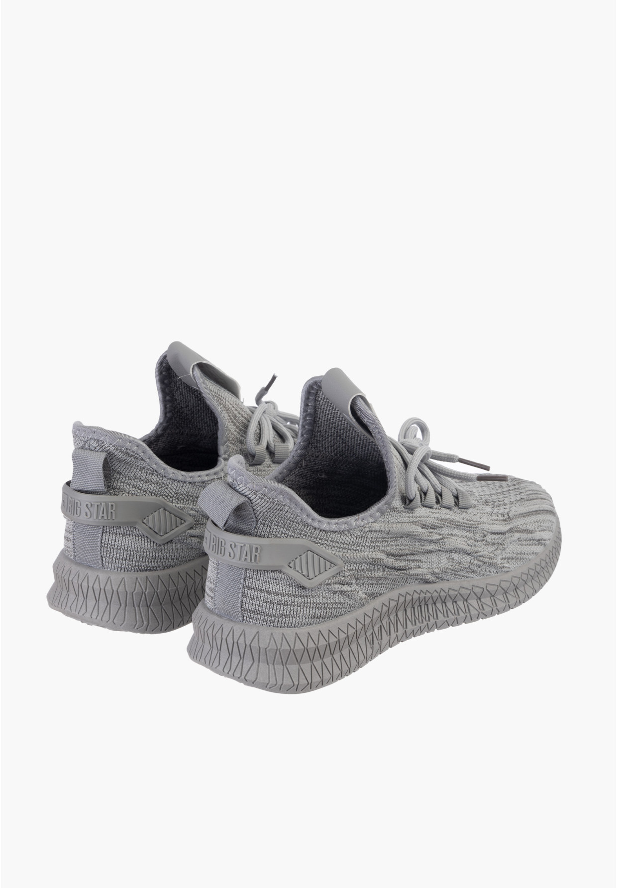 Sneakersy Męskie Big Star Szare LL174339