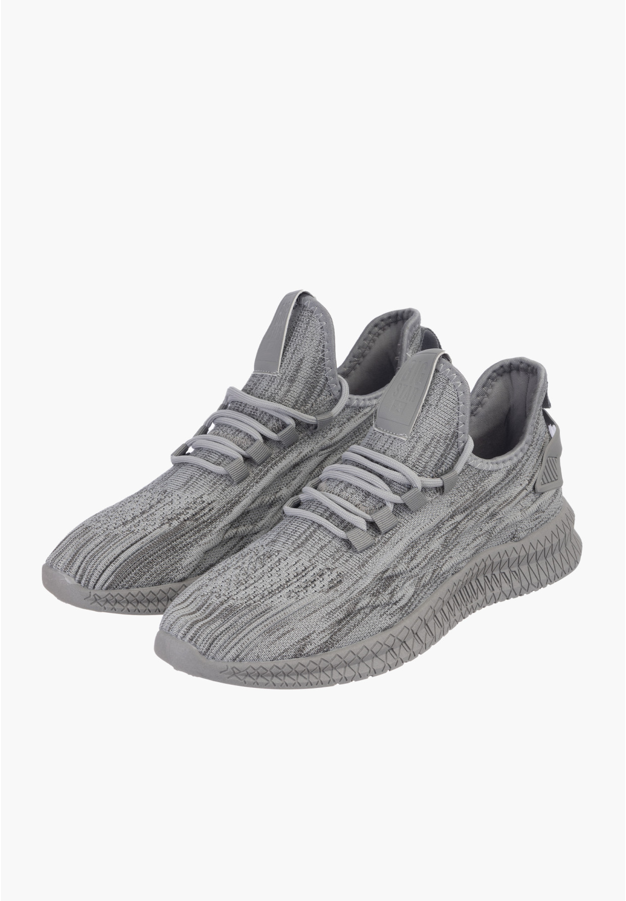 Sneakersy Męskie Big Star Szare LL174339
