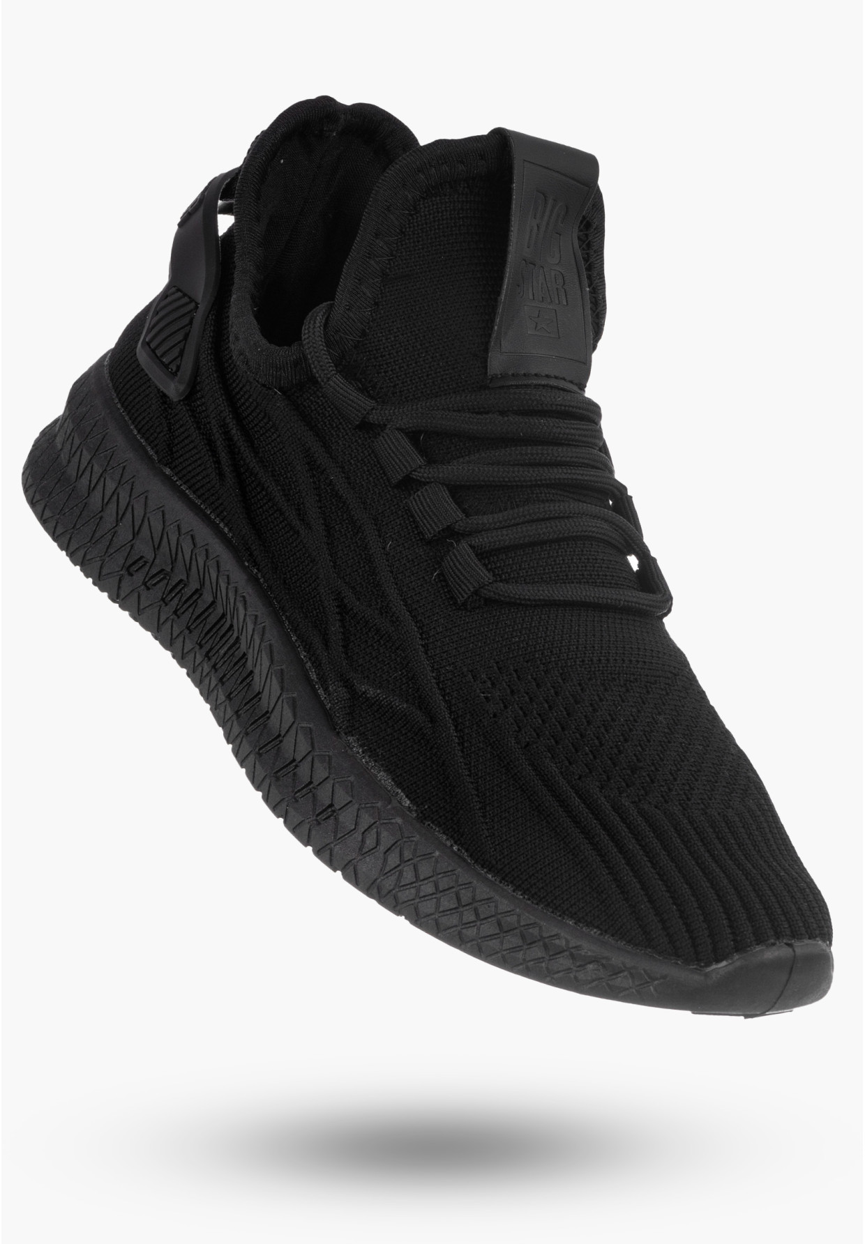 Sneakersy Męskie Big Star Czarne LL174336