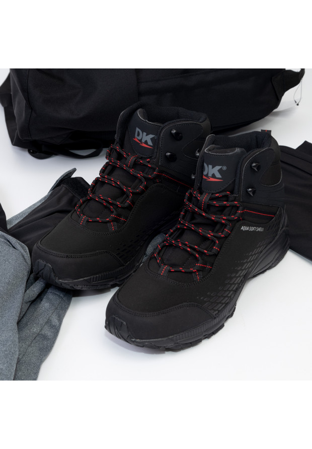 Buty Trekkingowe Męskie Czarne DK Prince High