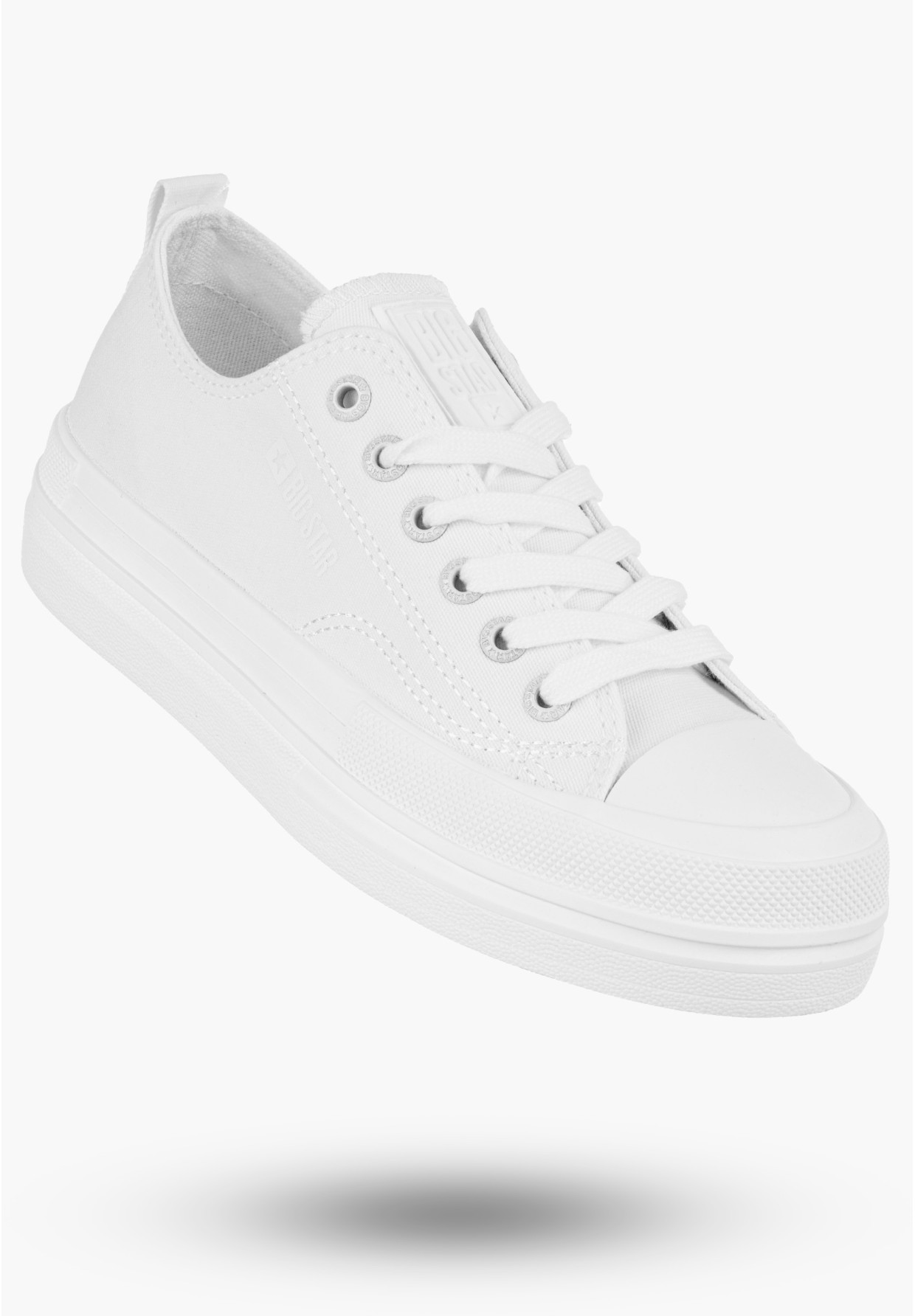 Trampki Damskie Big Star Białe gruba podeszwa LL274968