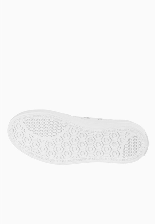 Trampki Damskie Big Star Białe gruba podeszwa LL274968
