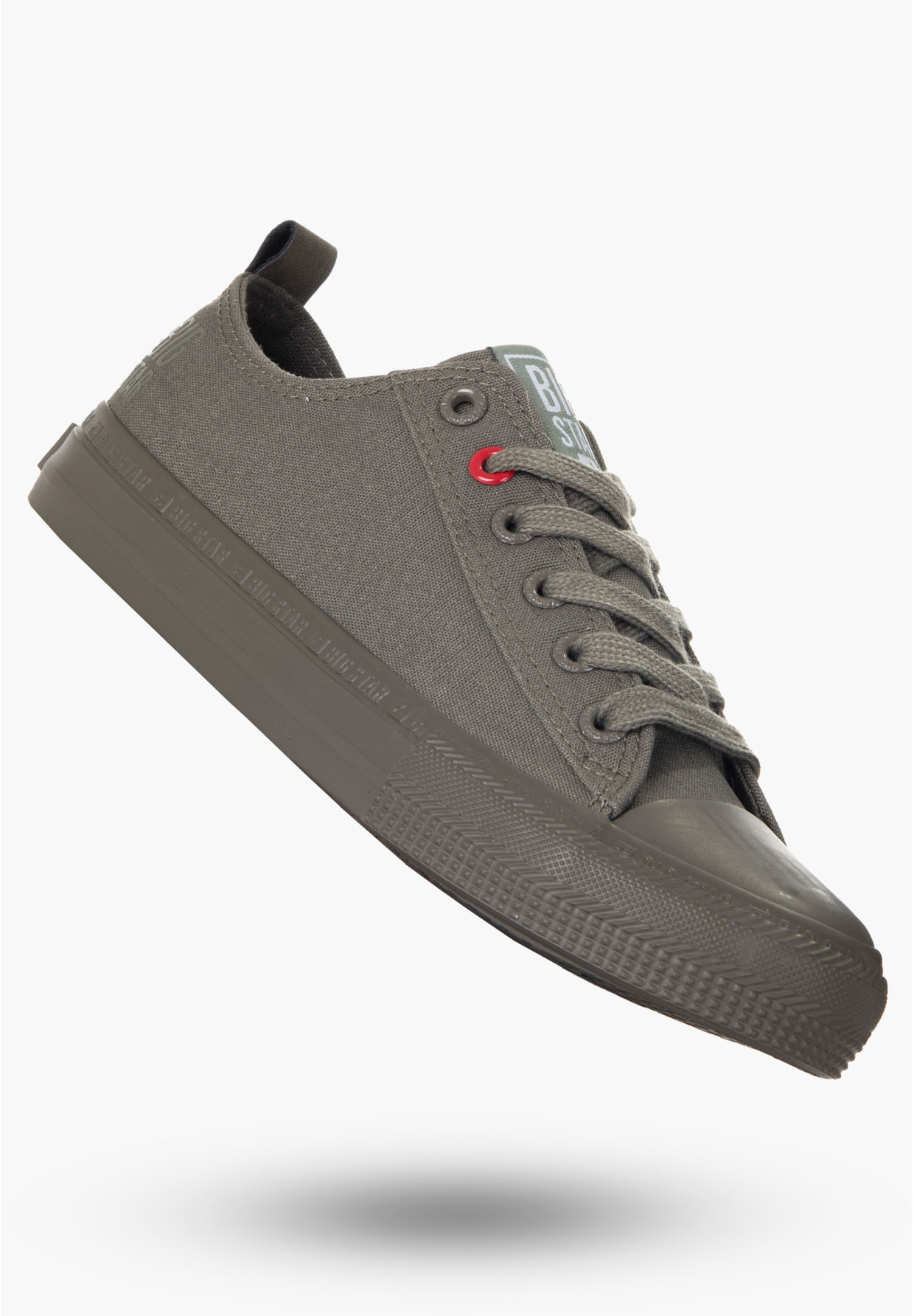 Męskie Trampki Khaki - Styl Miejski BIG STAR JJ174004