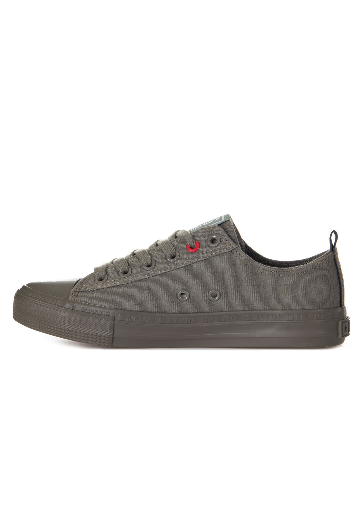 Męskie Trampki Khaki - Styl Miejski BIG STAR JJ174004