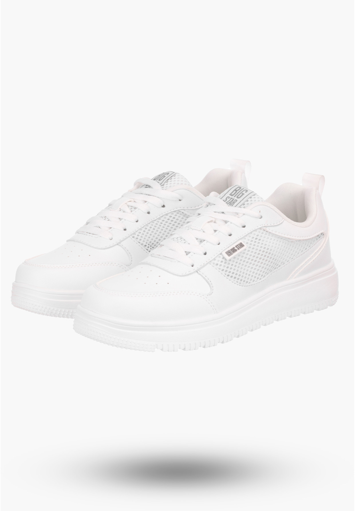 BIG STAR Sneakersy Męskie z Memory Foam Białe Lekkie NN174140