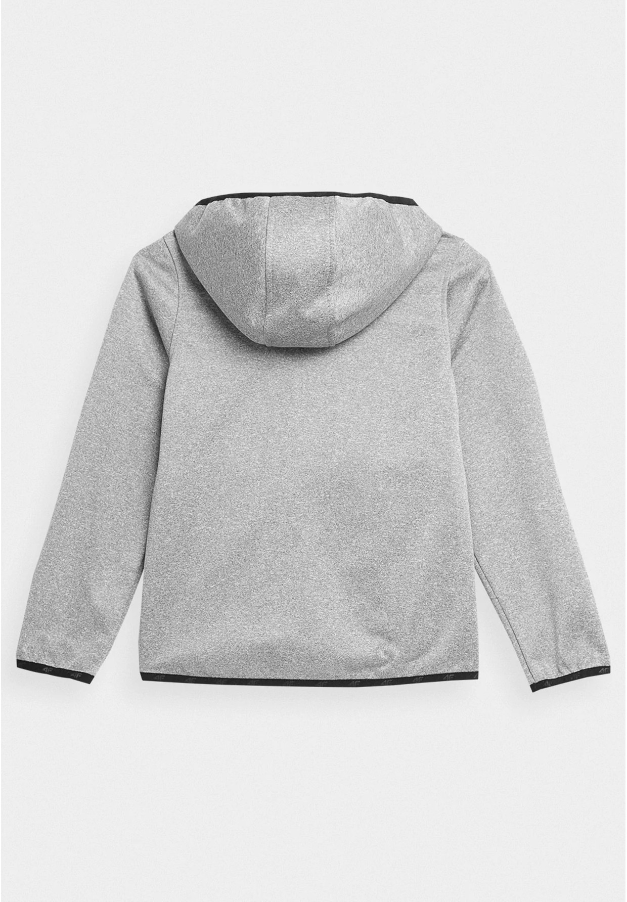 Kurtka Chłopięca 4F Jasny Szary Softshell HJZ22-JSFM001-24M