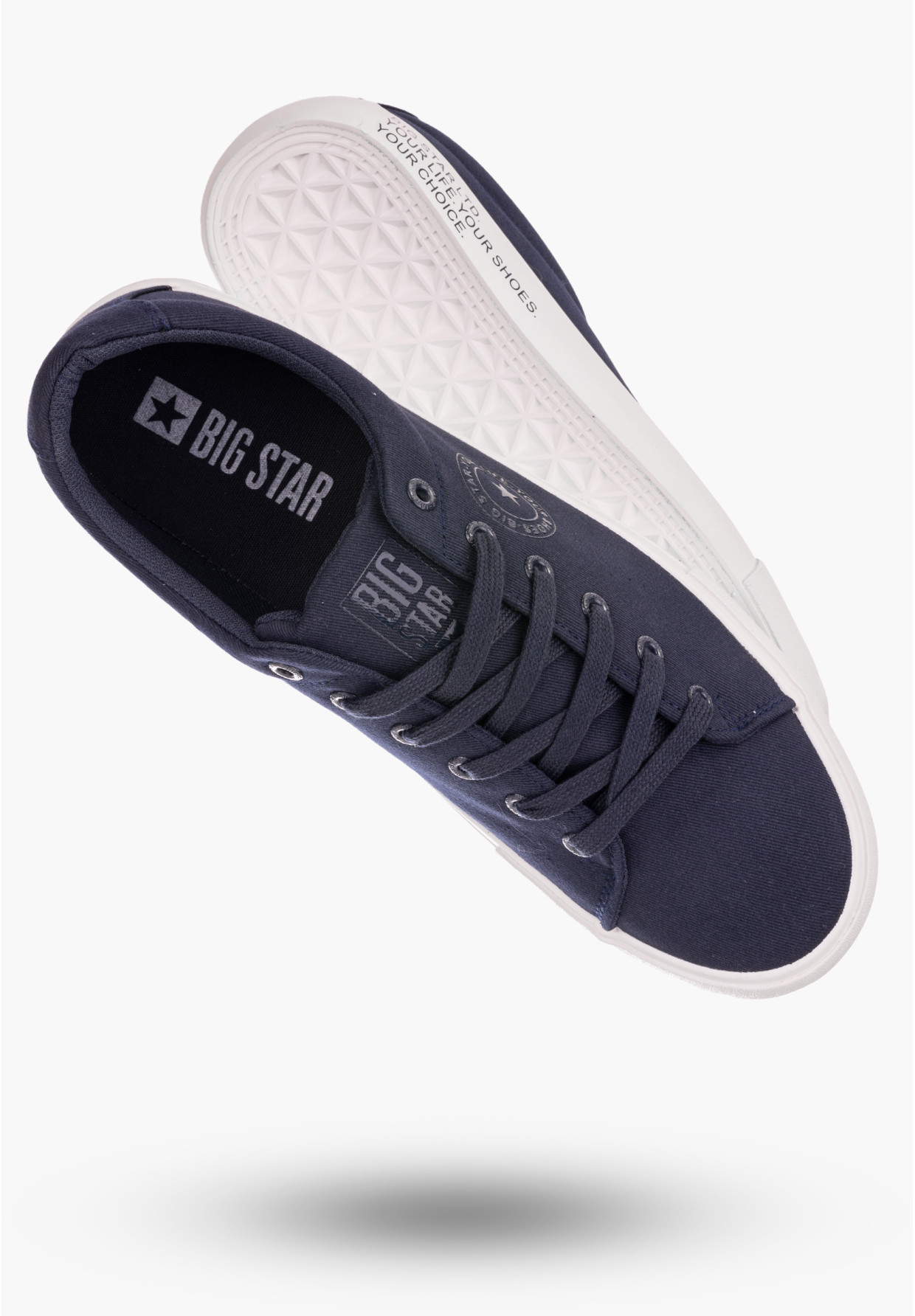 Trampki Męskie Big Star Granatowe Buty LL174076