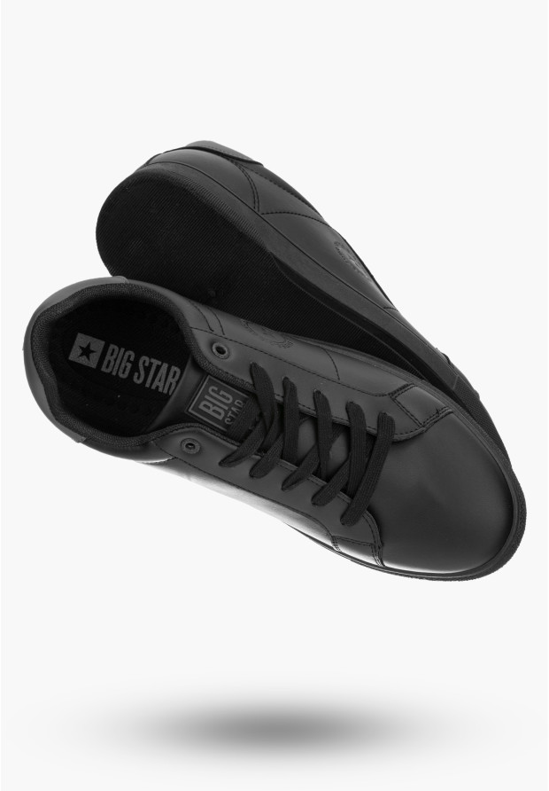 Buty Męskie Big Star Sneakersy Czarne NN174284