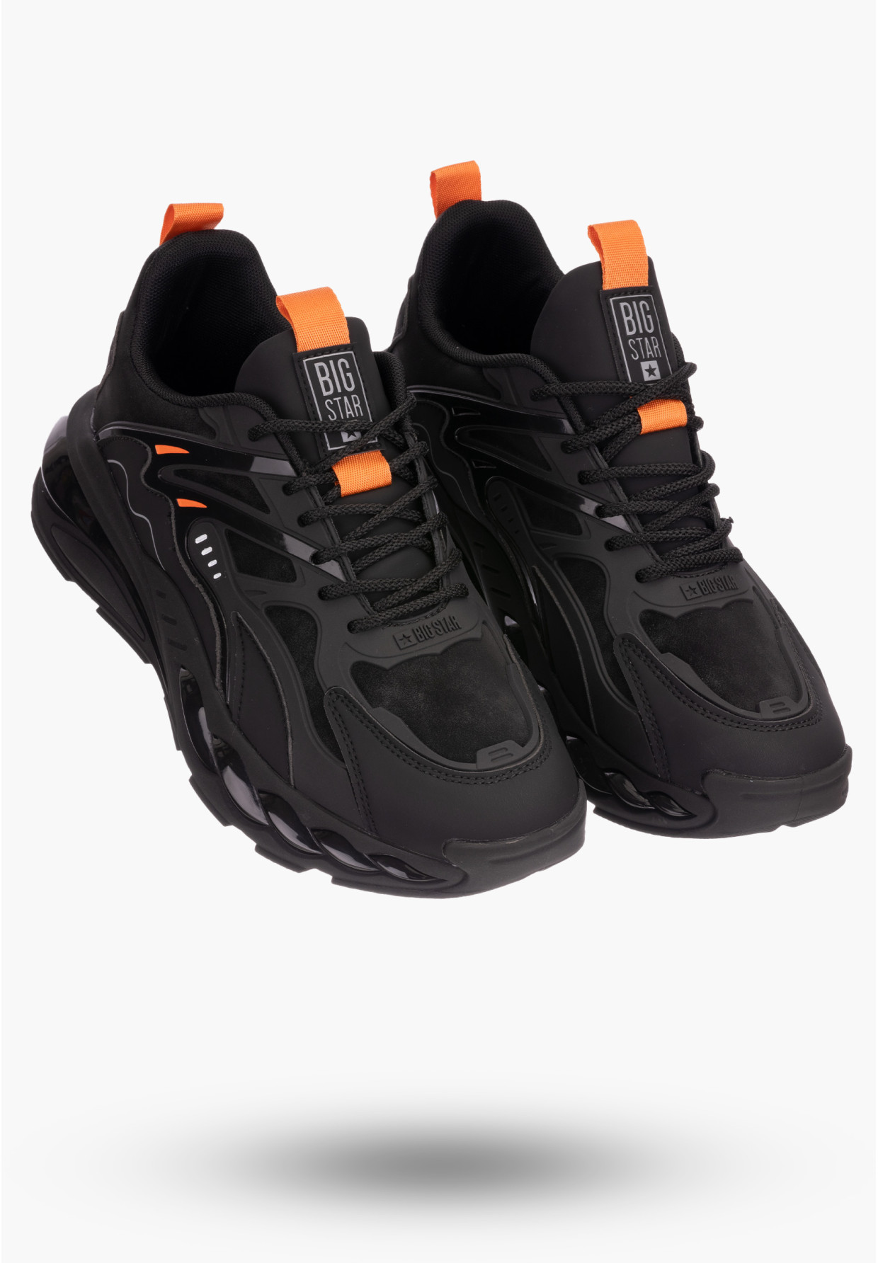 Sneakersy Big Star Czarne Buty Męskie NN174382