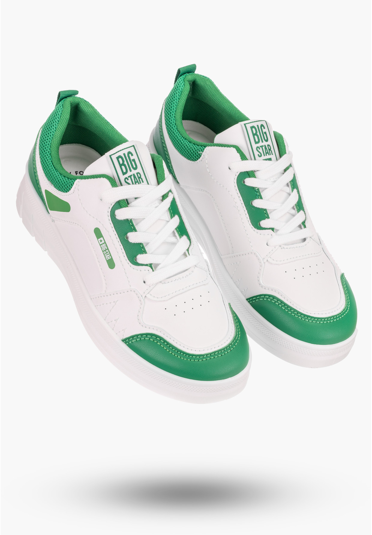 Sneakersy Big Star Białe Buty Damskie NN274A486