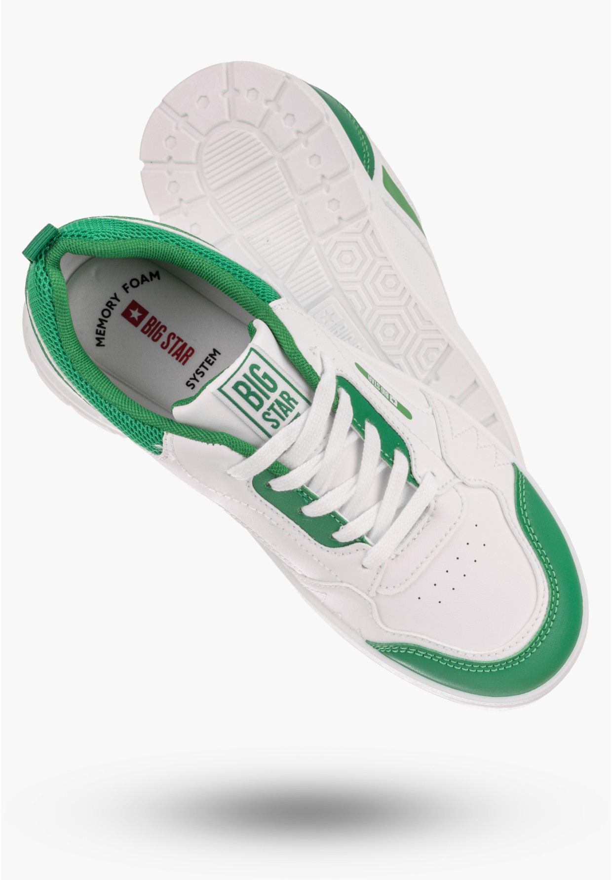 Sneakersy Big Star Białe Buty Damskie NN274A486
