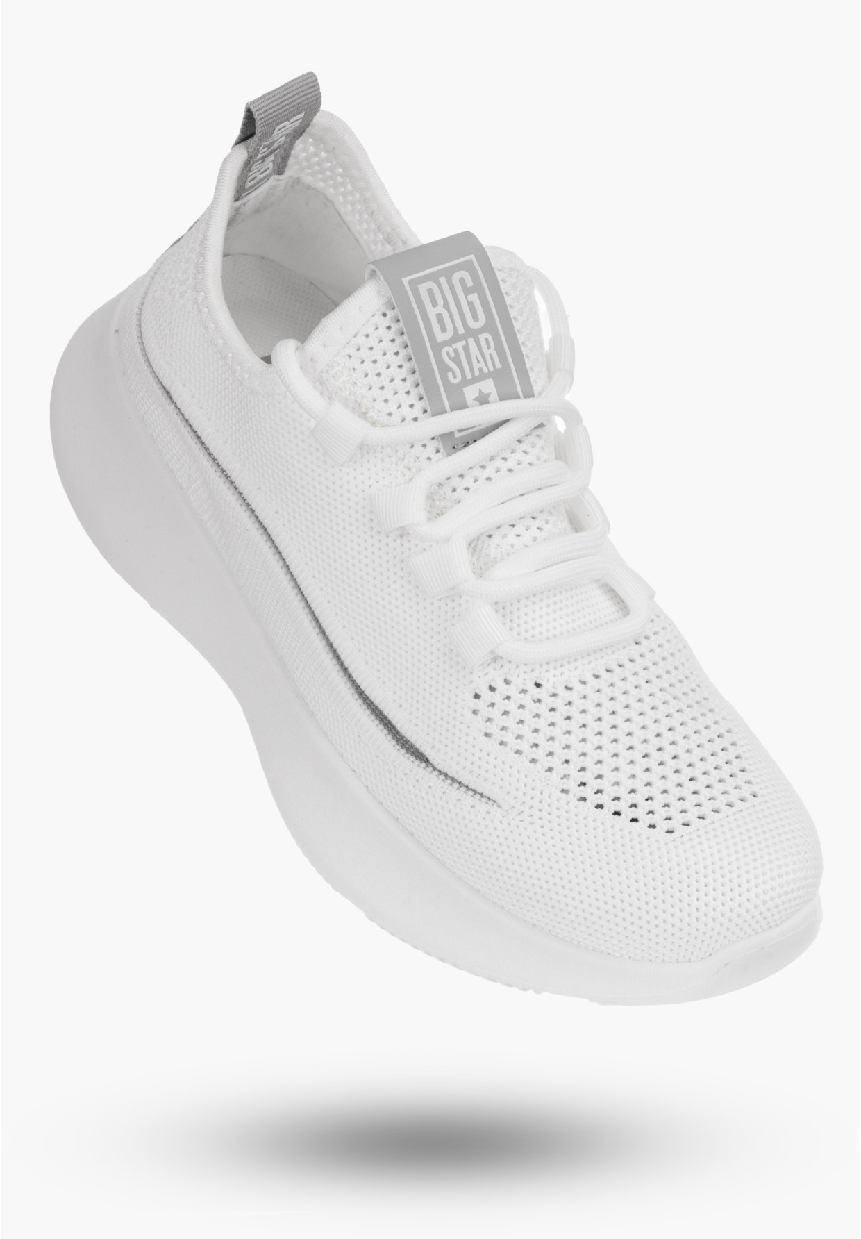 Sneakersy Big Star Białe Buty Damskie NN274662