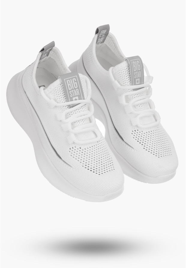 Sneakersy Big Star Białe Buty Damskie NN274662