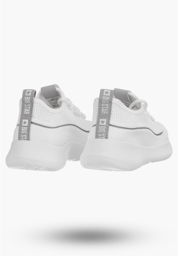 Sneakersy Big Star Białe Buty Damskie NN274662