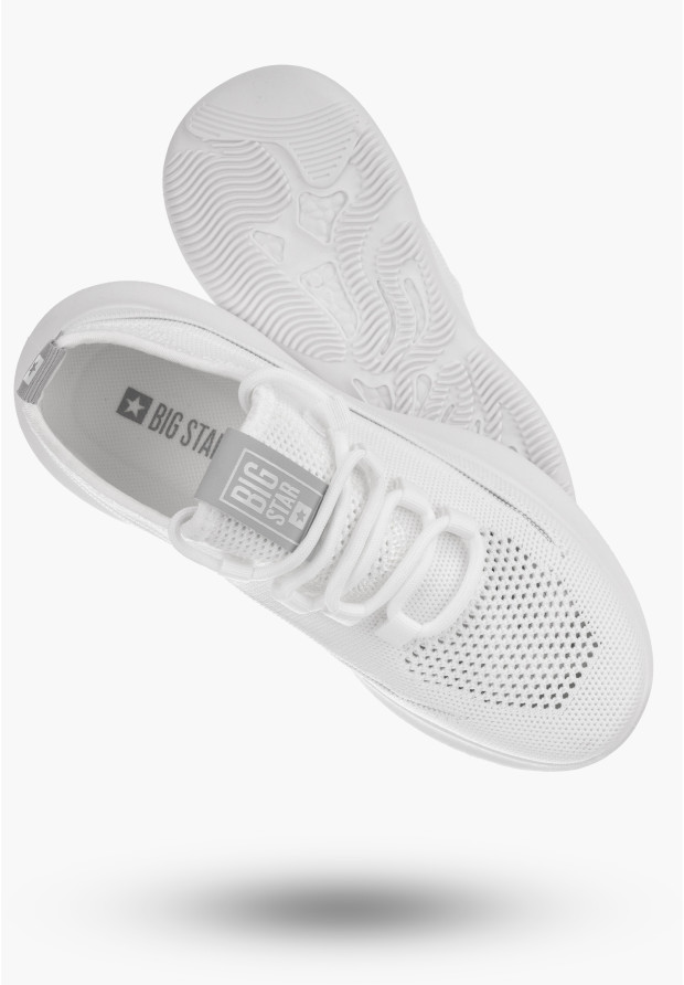 Sneakersy Big Star Białe Buty Damskie NN274662