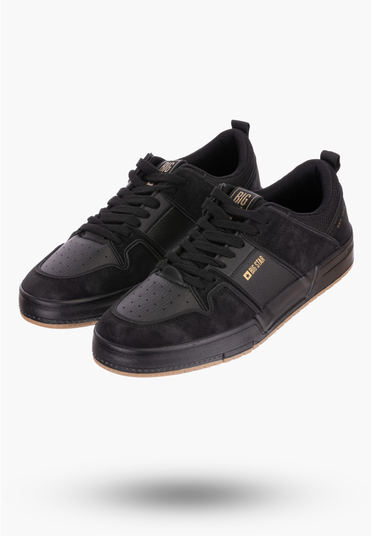 Sneakersy Big Star Czarne Buty Męskie NN174094