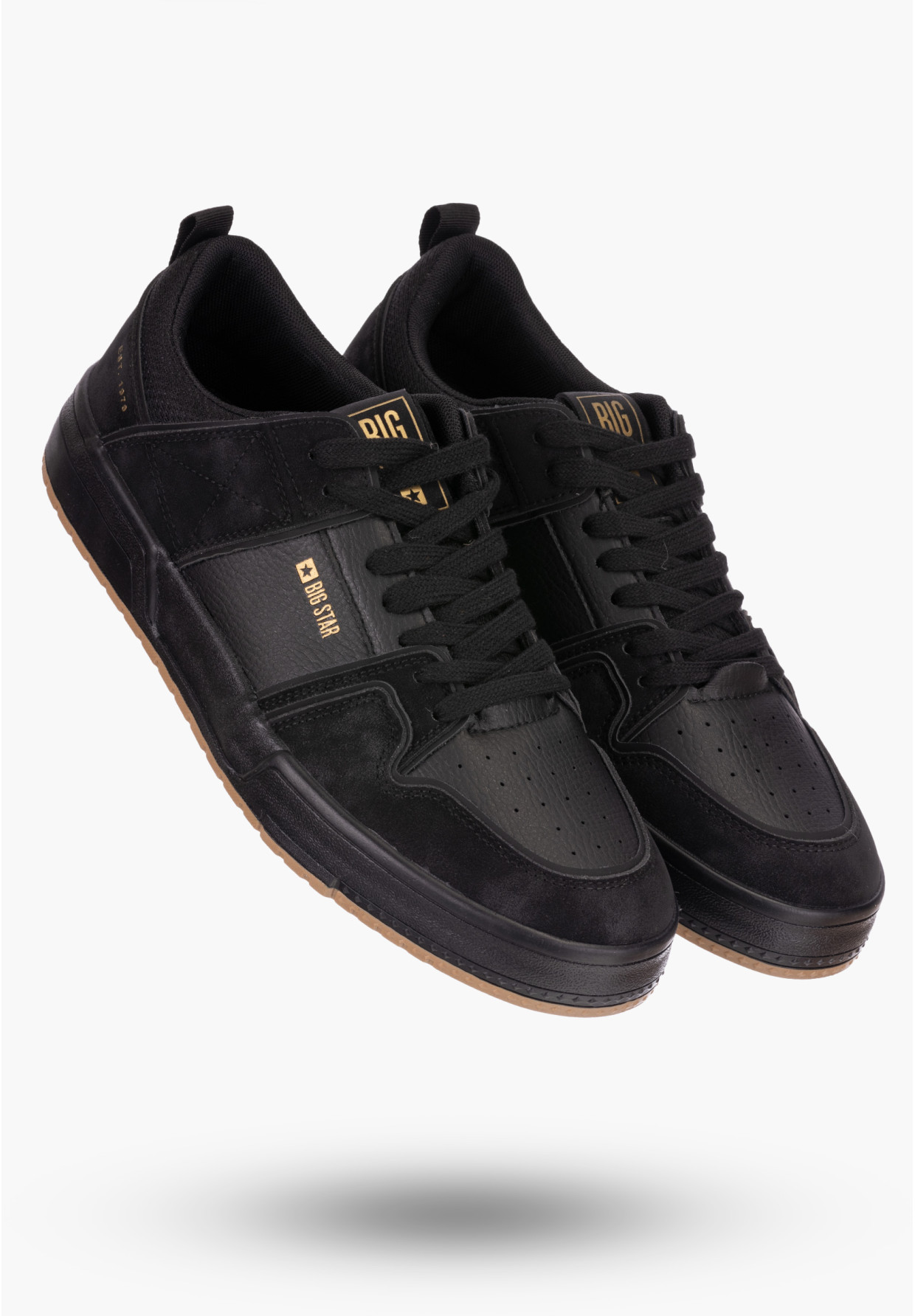 Sneakersy Big Star Czarne Buty Męskie NN174094