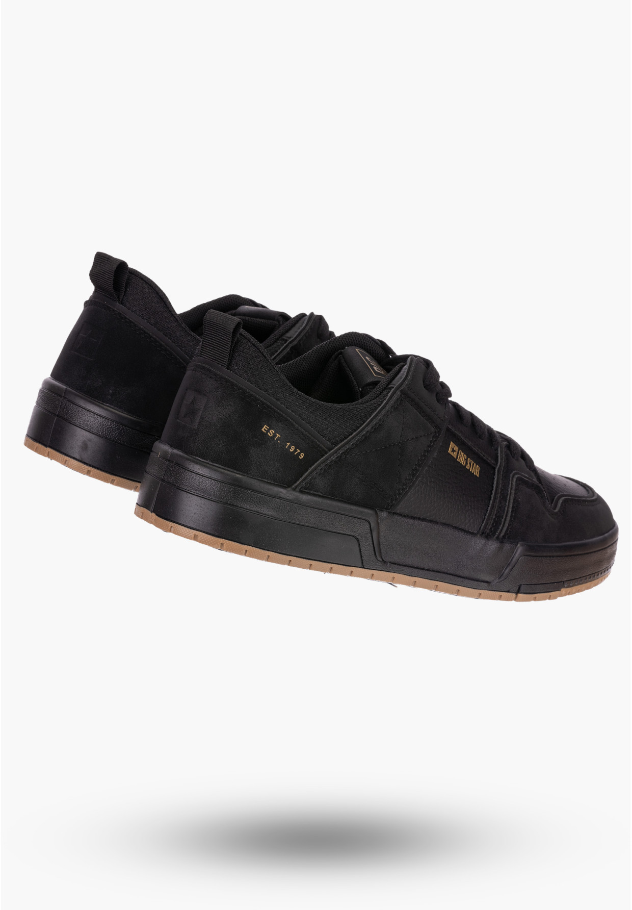 Sneakersy Big Star Czarne Buty Męskie NN174094