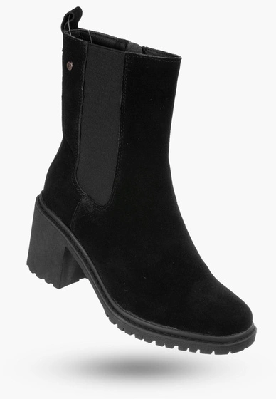 Botki Damskie Czarne Skórzane Filippo DBT4183/22 BK