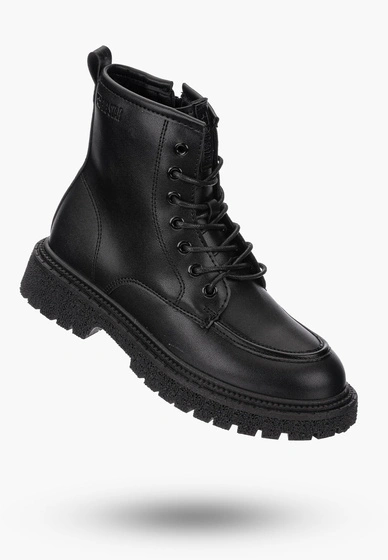 Buty Damskie BIG STAR Botki Ocieplane Czarne OO274A124