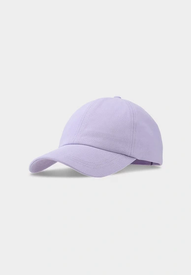 Czapka Z Daszkiem Damska 4F Sportowa Kaszkietówka Fioletowa 4FWSS25ACABU368