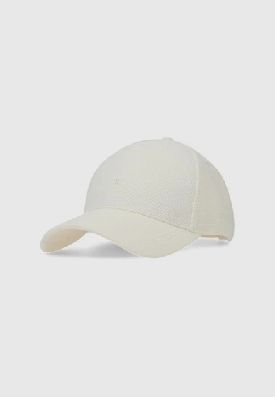 Czapka Z Daszkiem Unisex 4F Sportowa Kaszkietówka Złamana Biel 4FWSS25ACABU400