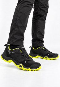 Buty Trekkingowe Męskie DK Softshell Sportowe Terenowe Czarne/Żółte