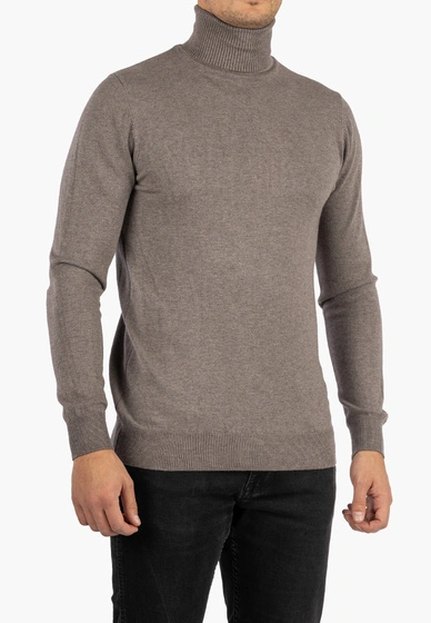Golf Męski Slim Fit Szary