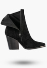 Botki Damskie Buty Na Obcasie Zimowe Ocieplane Eleganckie Stylowe Czarne
