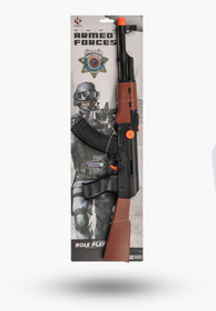 Karabin Zabawkowy Dla Dziecka Broń Do Zabawy W Policję Czarny 3+