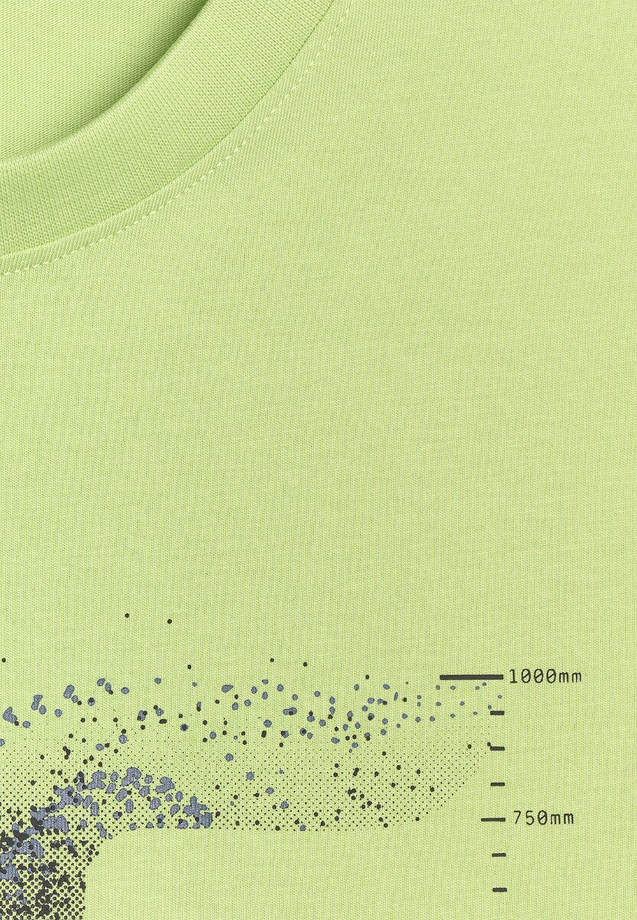 Koszulka Męska 4F T-shirt Z Nadrukiem Regular Zielony 4FWAW25TTSHM2359