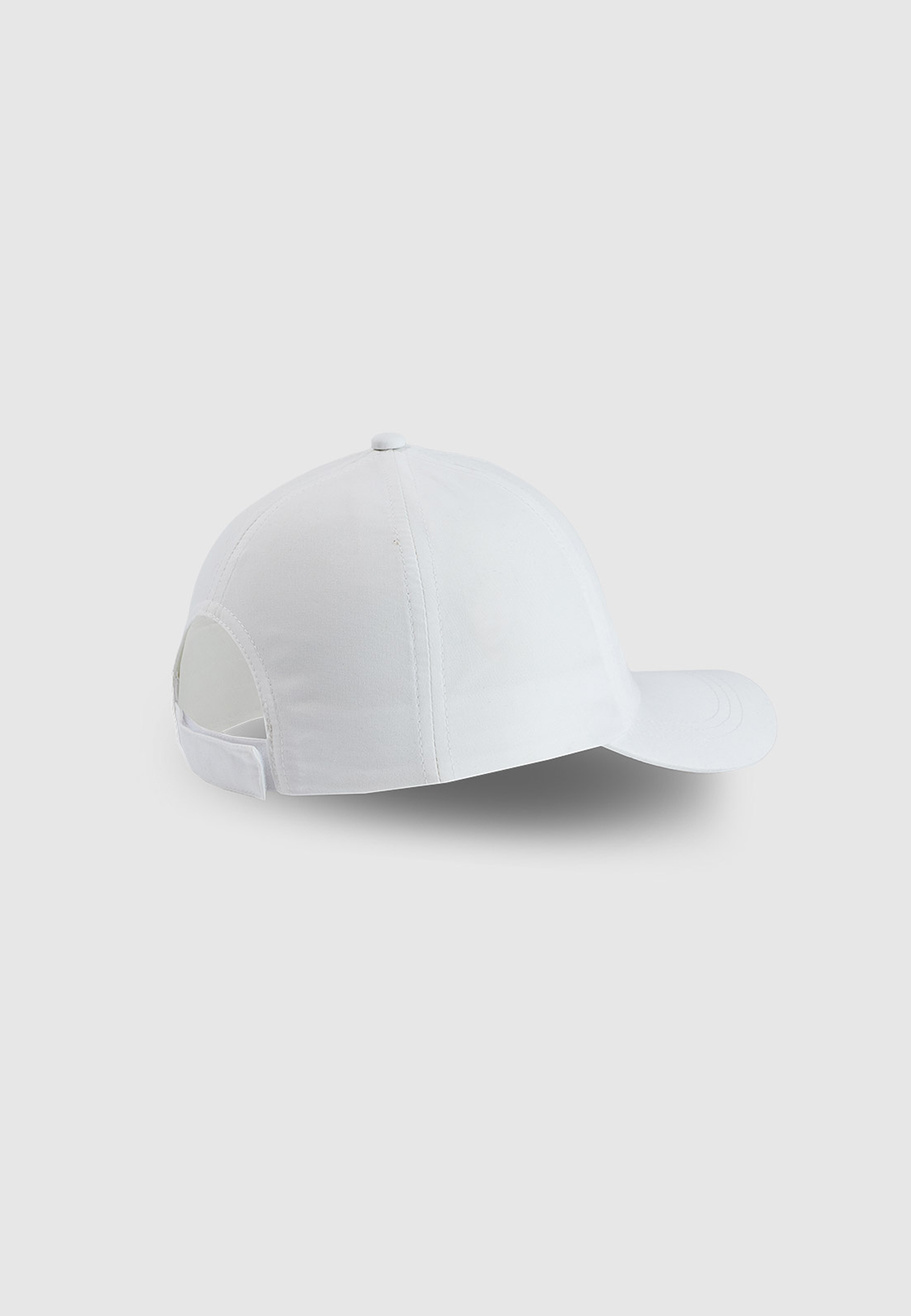 Czapka Sportowa 4F Dziecięca Baseballówka Z Daszkiem Kaszkietówka Biała 4FJWSS26ACABU546