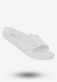 Klapki Damskie Buty BIG STAR Białe FF274A391