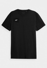 Koszulka Męska 4F T-shirt Z Logo Regular Czarny NOSH4-TSM003B