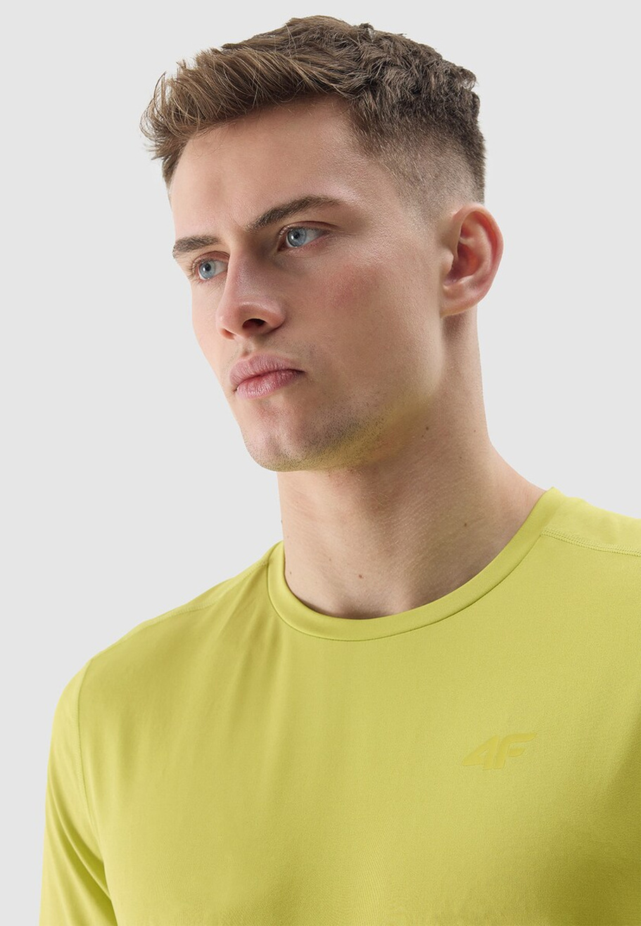 Koszulka Męska 4F T-shirt Treningowy Szybkoschnący Granatowy 4FWSS24TFTSM598