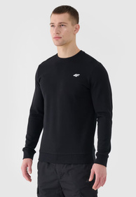 Bluza Męska 4F Czarna Basic 4FSS23TSWSM0705