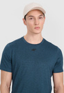 Koszulka Męska 4F T-shirt Treningowy Szybkoschnący Granatowy 4FWAW25TFTSM1522