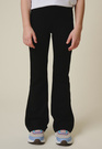 Legginsy Dziewczęce 4F Slim Dzwony Bawełniane Czarne 4FJRSS26TTIGF326